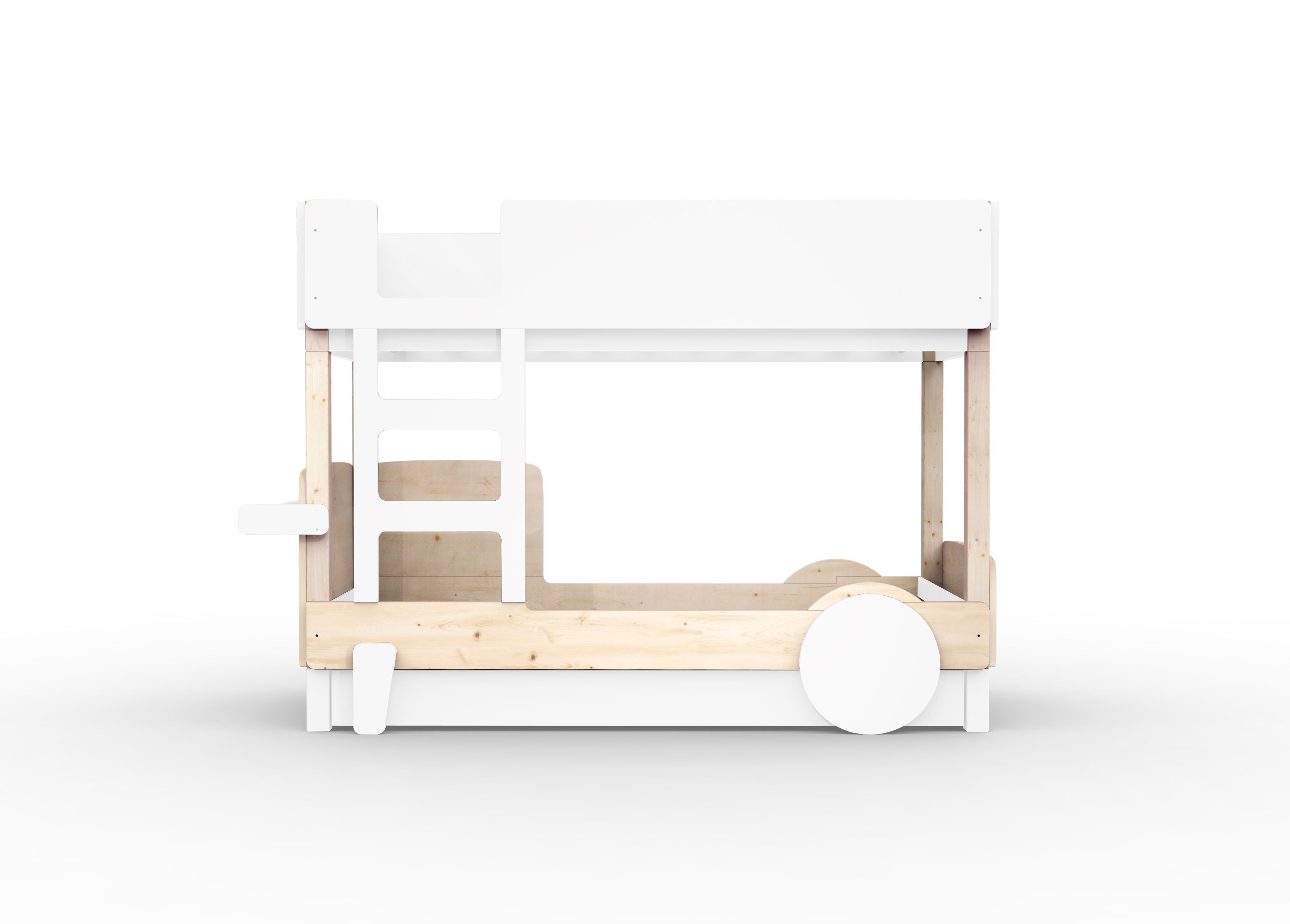 Деревянная двухъярусная кровать с выдвижной кроватью Mathy by Bols ARCH-00048116 - Вид №10