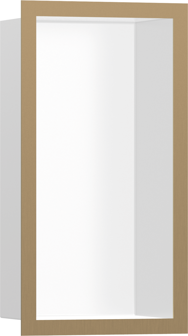 56096140 XtraStoris Individual Стеновая ниша Matt White с дизайнерской рамкой 300/150/100 Hansgrohe 