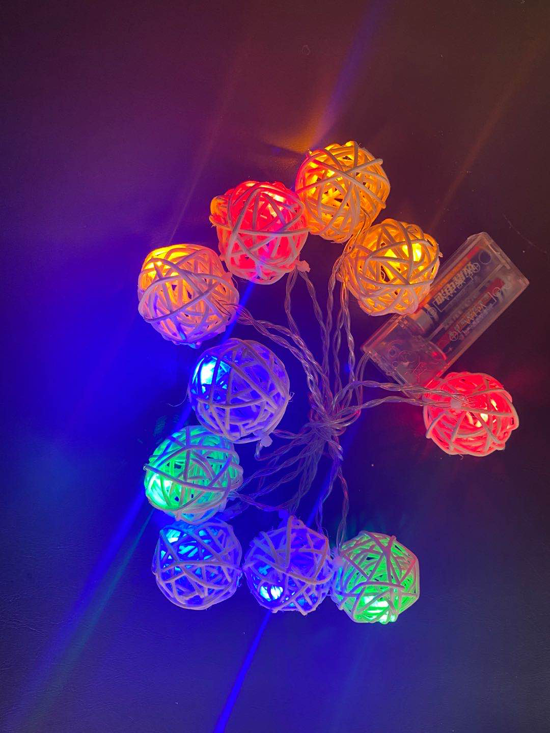 82839206 Электрогирлянда комнатная Нить 3м 10 ламп разноцветный 1 режим работы STLM-0036894 Santreyd  - Вид №5