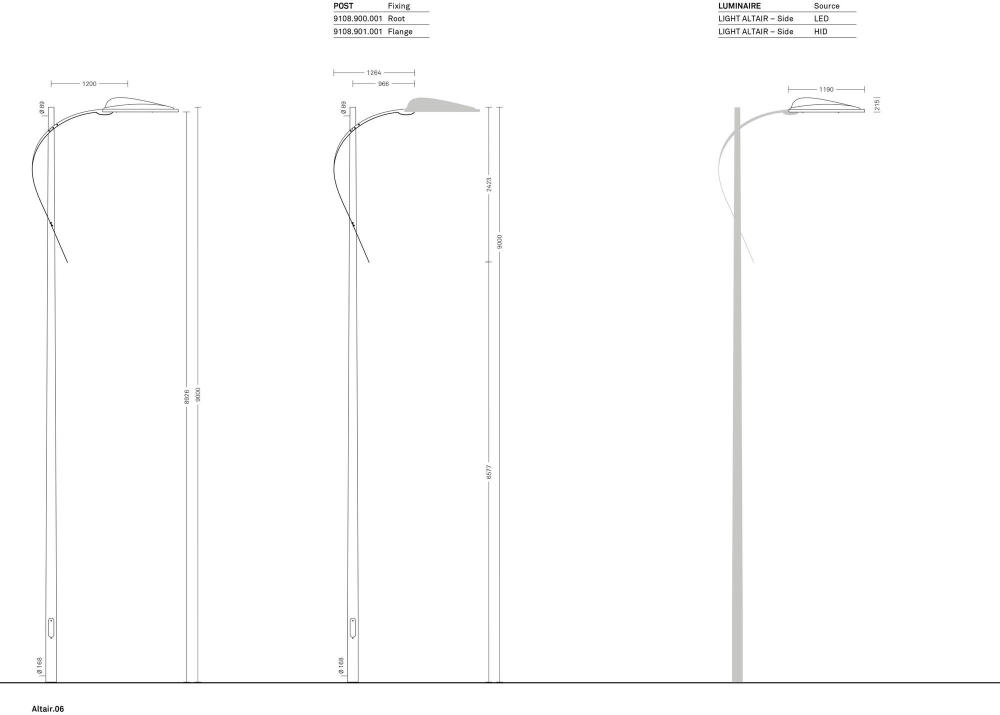 Neri Светодиодная головка столба Altair sun-id-1434536 - Вид №13