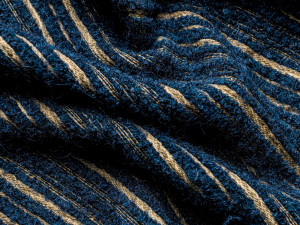 Полосатая ткань из смесовой шерсти