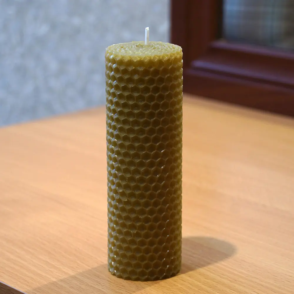 Свеча вощинная цилиндр натуральная 4x13 см EVIS STLM-2053463 - Вид №3