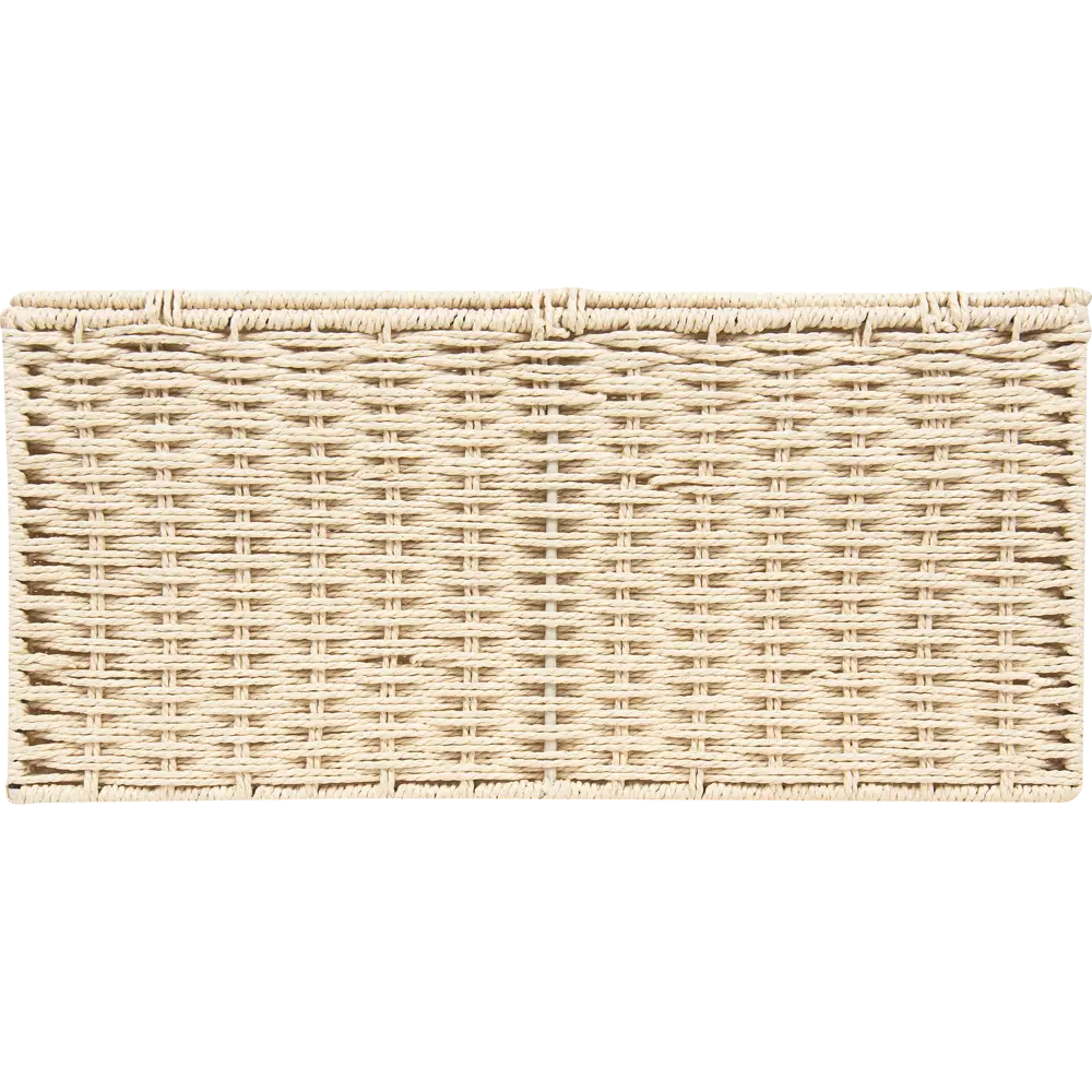 Корзина для хранения 38x18x28 см бумажный шпагат цвет бежевый STORIDEA STLM-2080339 - Вид №5
