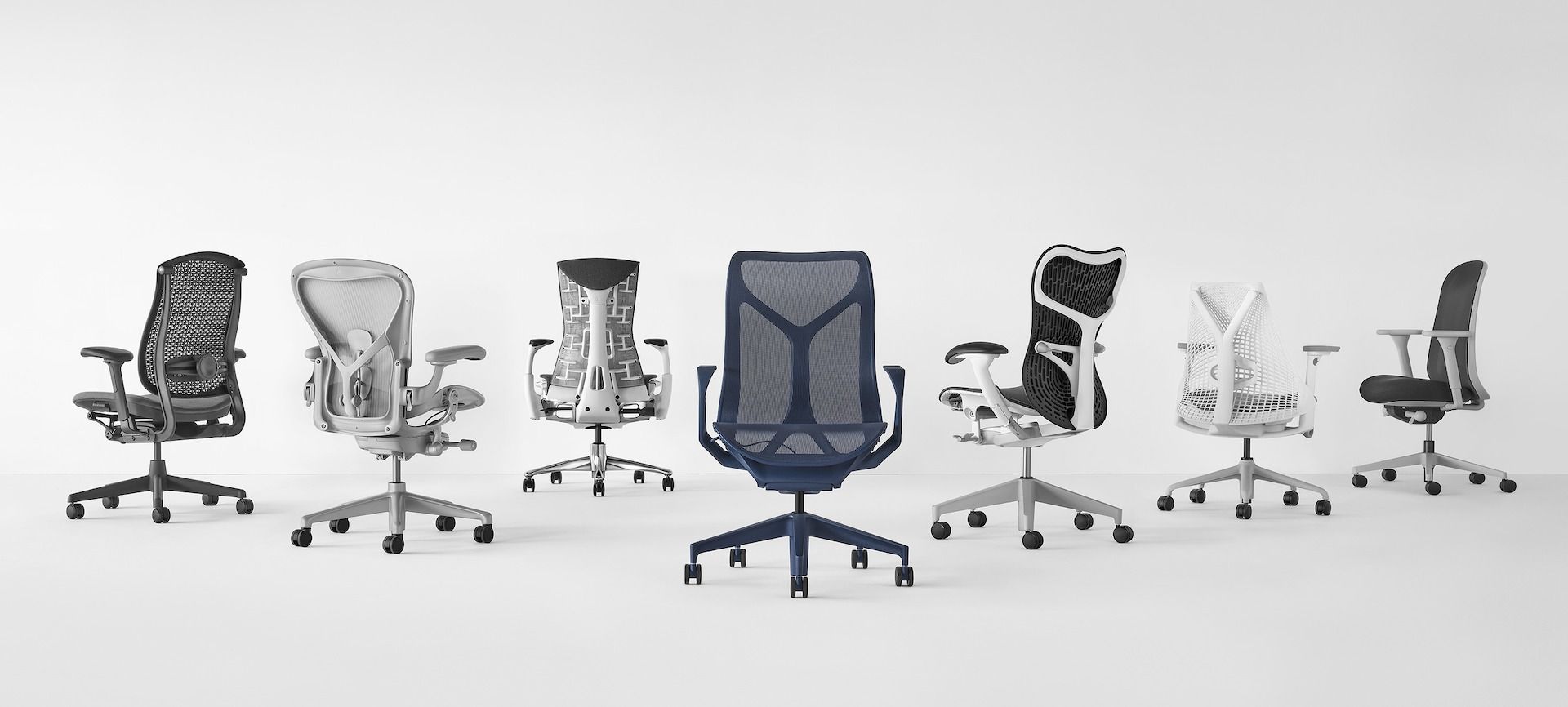 Эргономичное офисное кресло с вращающейся тканью Butterfly Herman Miller Mirra 2 ARCH-00092336 - Вид №38