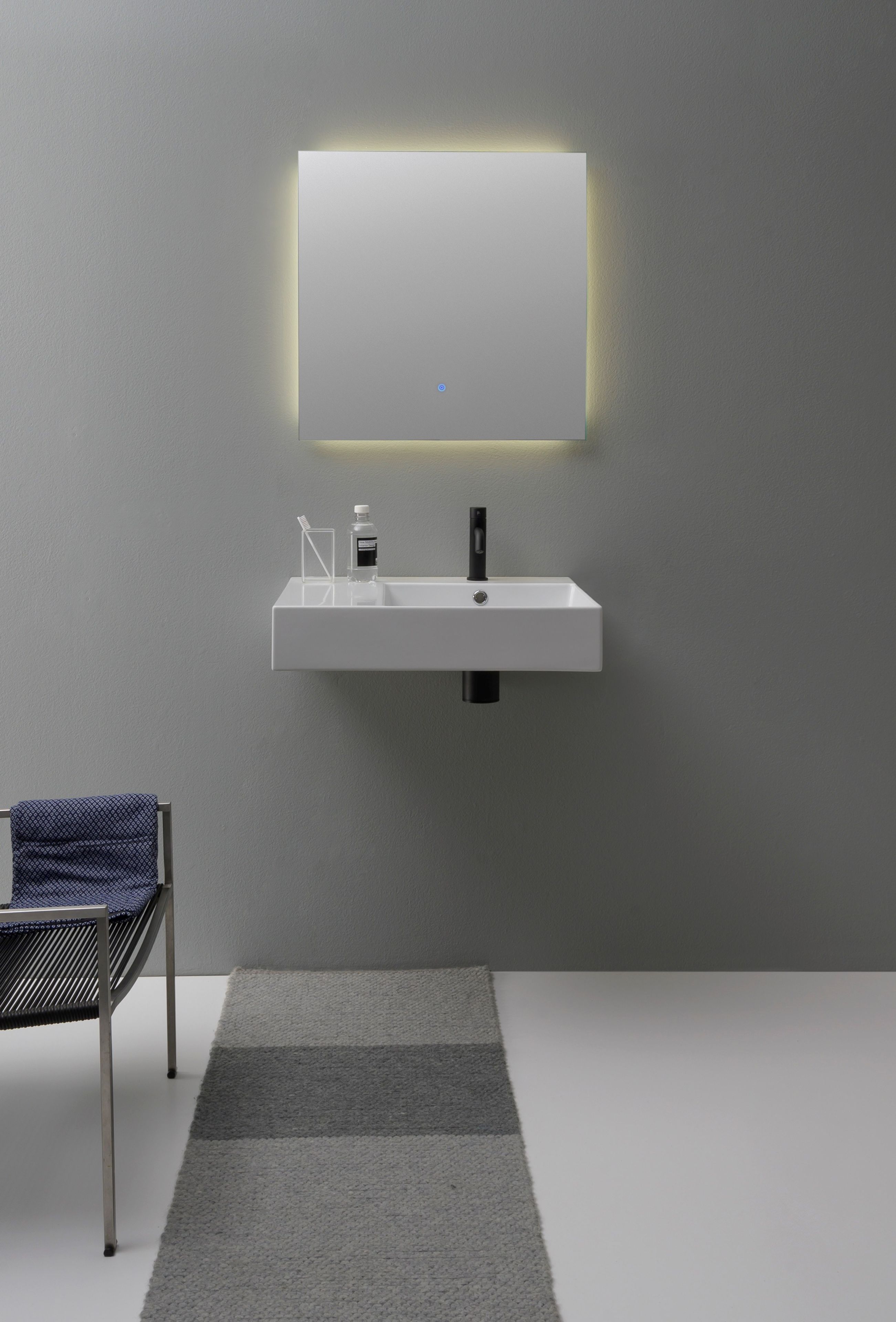 Керамическая одиночная прямоугольная раковина Scarabeo Ceramiche Теорема 2.0 плюс ARCH-00112740 - Вид №2