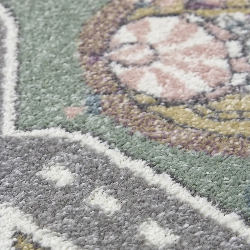 Ковер Santreyd Призма 250x350 см с ворсом FRIZE зеленый для гостиной 89376425 STLM-1456862 - Вид №4