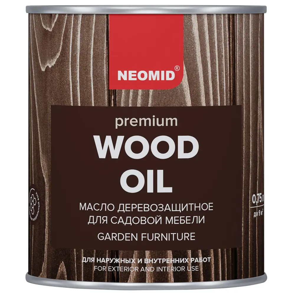 Масло Neomid для защиты садовой мебели и деревянных конструкций 0,75 л 85180741 STLM-0059560 - Вид №1