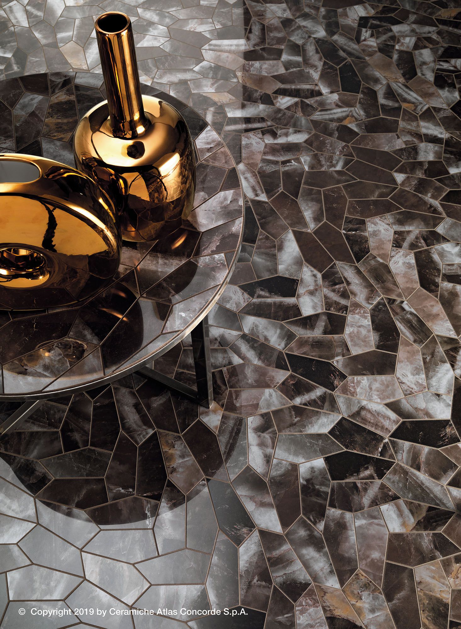 Пол из керамогранита с мраморным эффектом Atlas Concorde Marvel Dream ARCH-00135482 - Вид №11