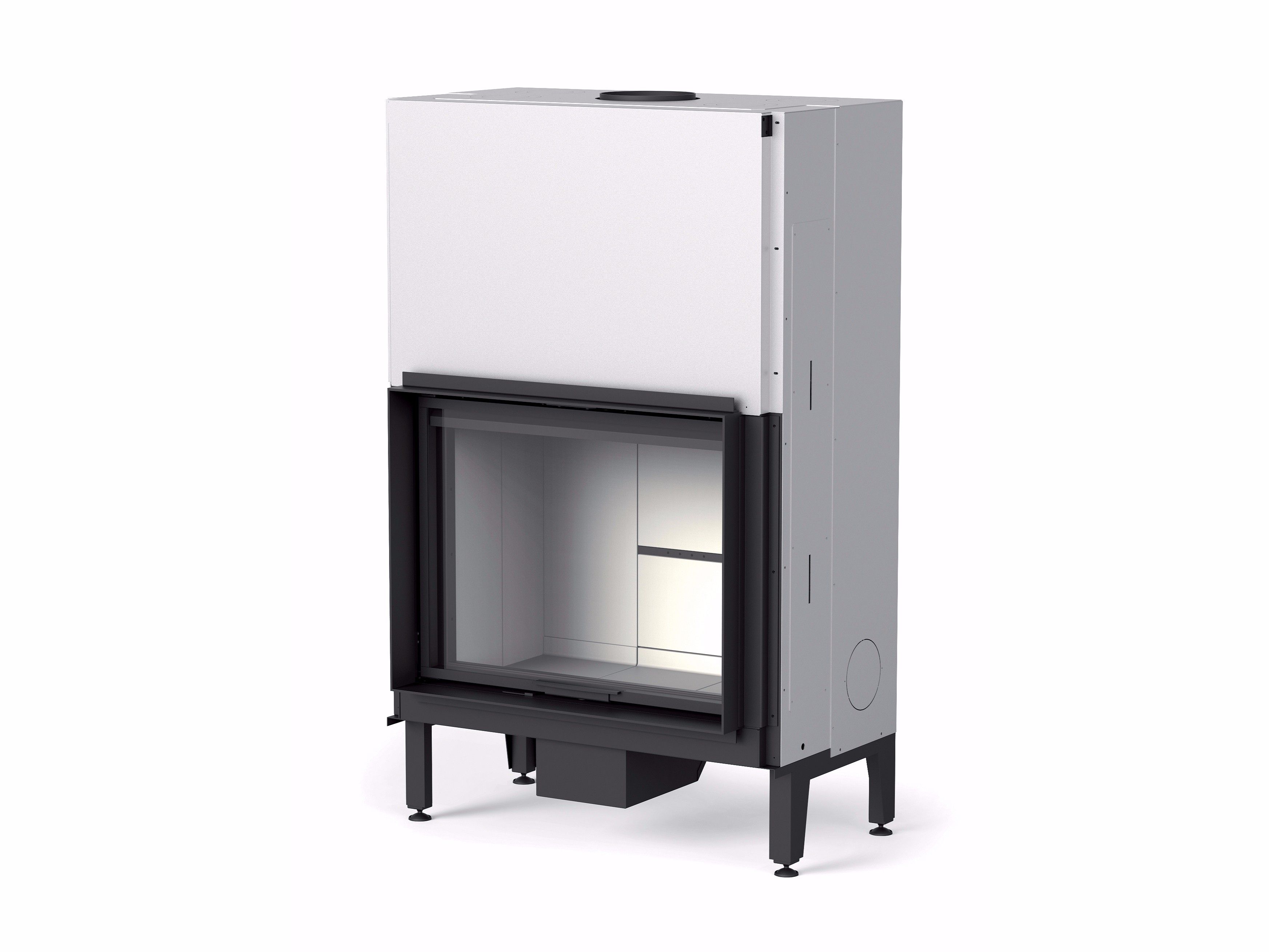 Утопленный дровяной камин с панорамным стеклом MCZ PLASMA 85 WOOD ARCH-00072517 - Вид №2