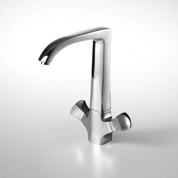 Смеситель для кухни с высоким поворотным изливом WHIRLPOOL F778112C bravat - Вид №1