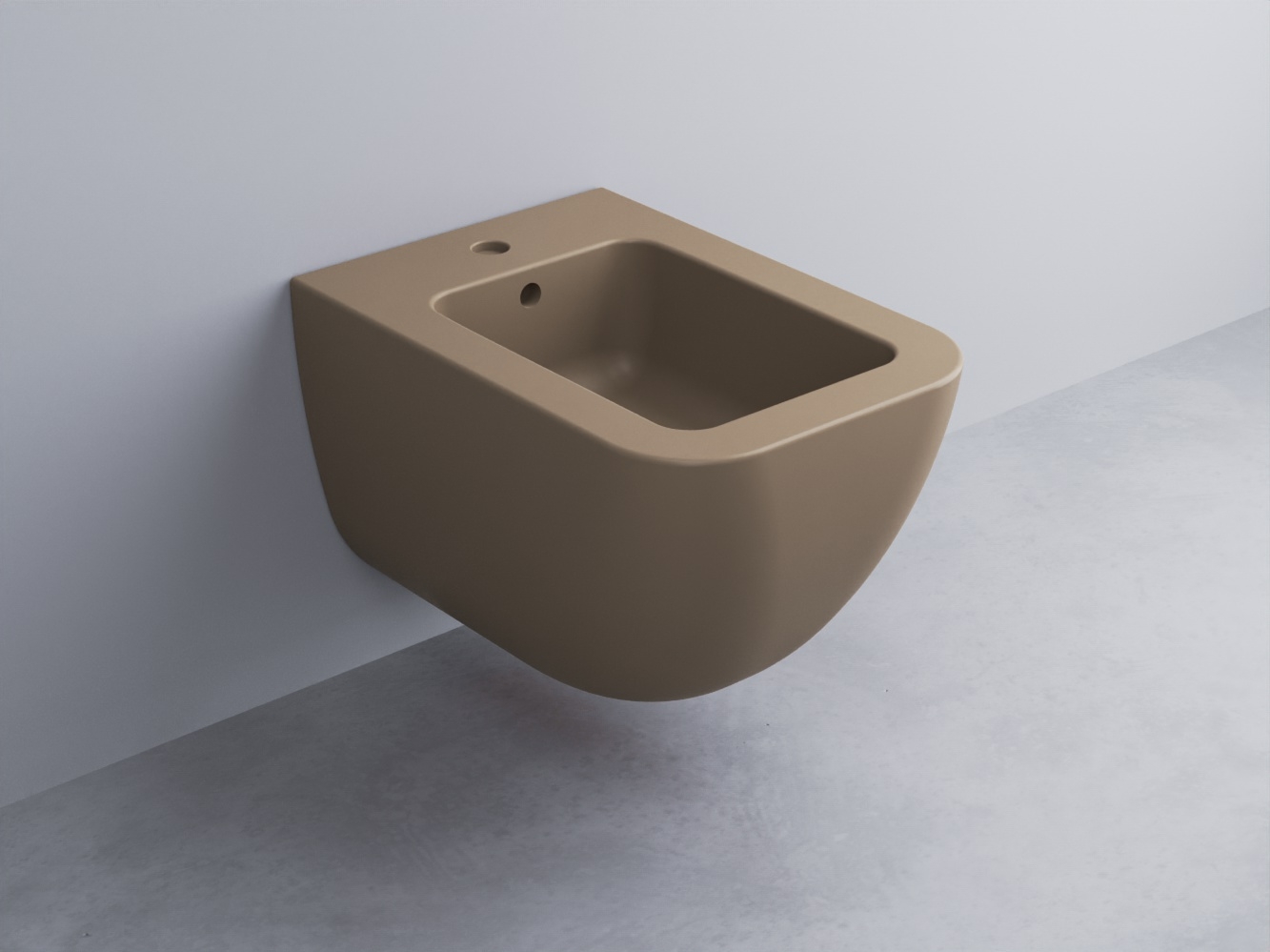 SHCOBS-AN Биде подвесное с одним отверстием под смеситель, в комплекте с крепежами cielo Shui Comfort Ceramica Cielo