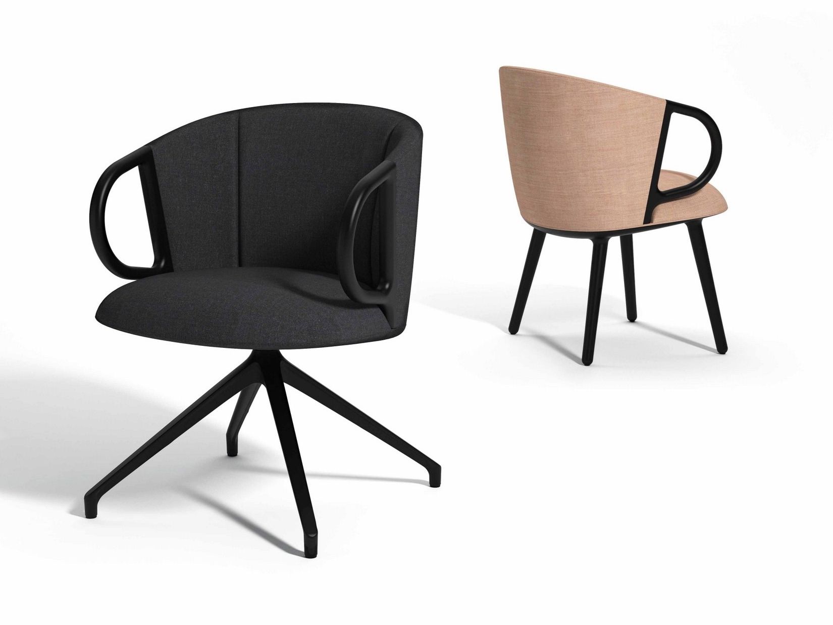 Вращающееся кресло на сиденье из ткани GABER Cucaracha ARCH-00036787 - Вид №2