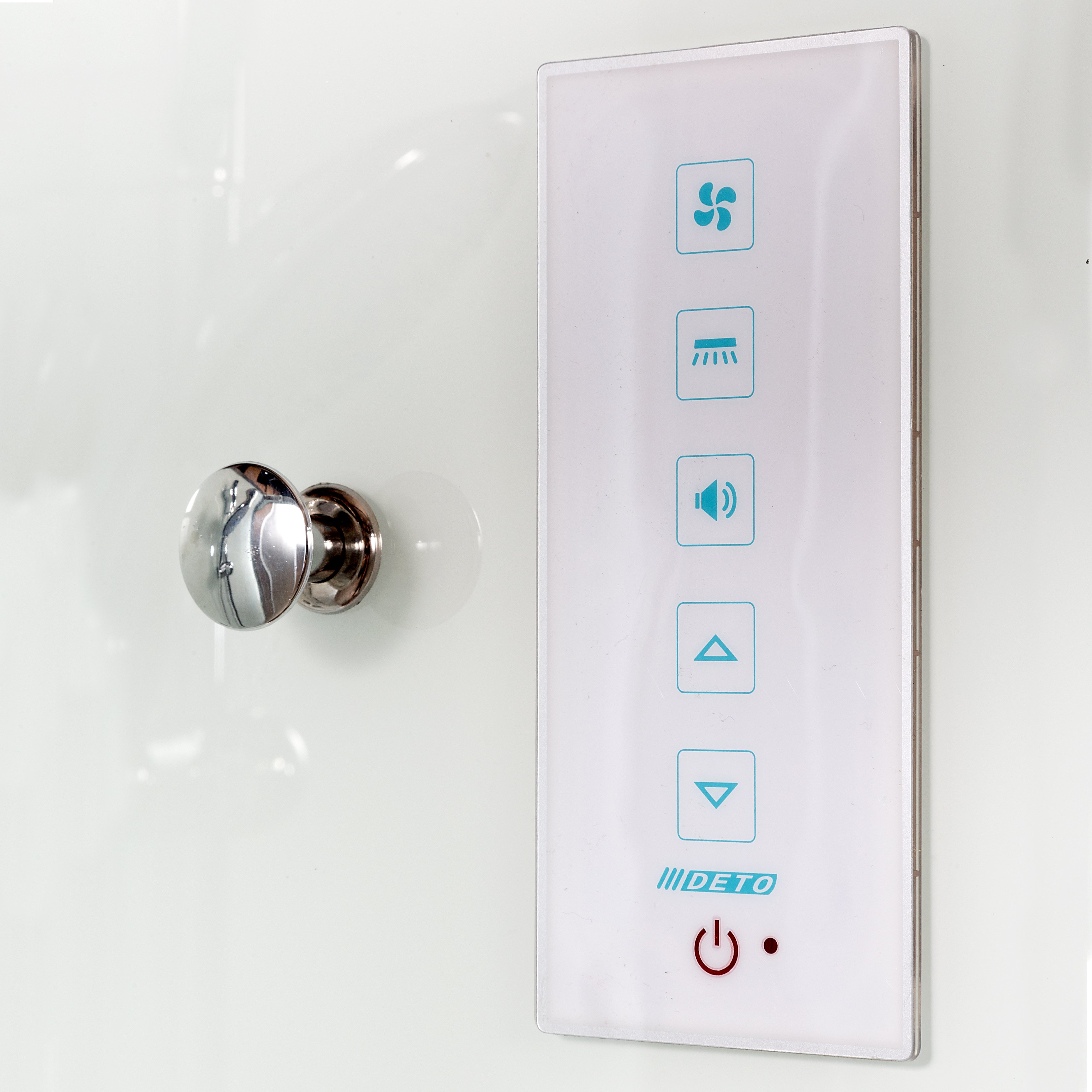 ЕМ1580 стандартная Душевая кабина DETO Серия EM D102S+ эл. R - Вид №14