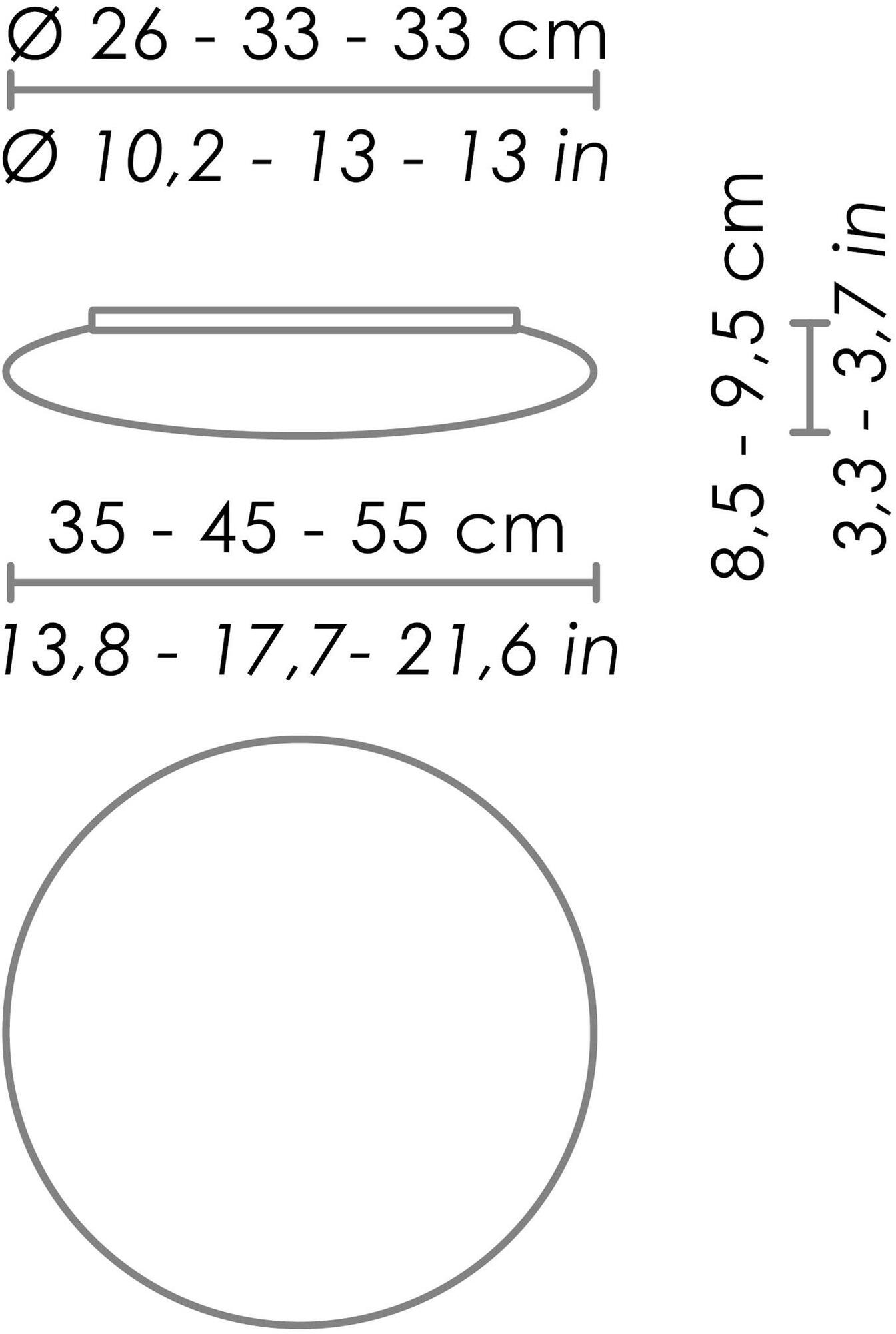AiLati Настенный светильник / потолочный светильник из опалового стекла Mentos magneto sun-id-1469450 - Вид №3