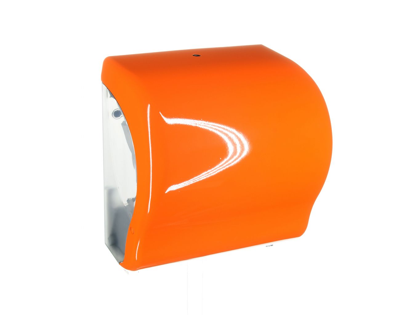 CUO351 Механический диспенсер для полотенец в рулонах UNIQUE LUX CUT ORANGE SPARK LINE Merida 