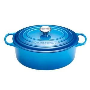 Утятница чугунная Le Creuset, Ø27 см, голубая
