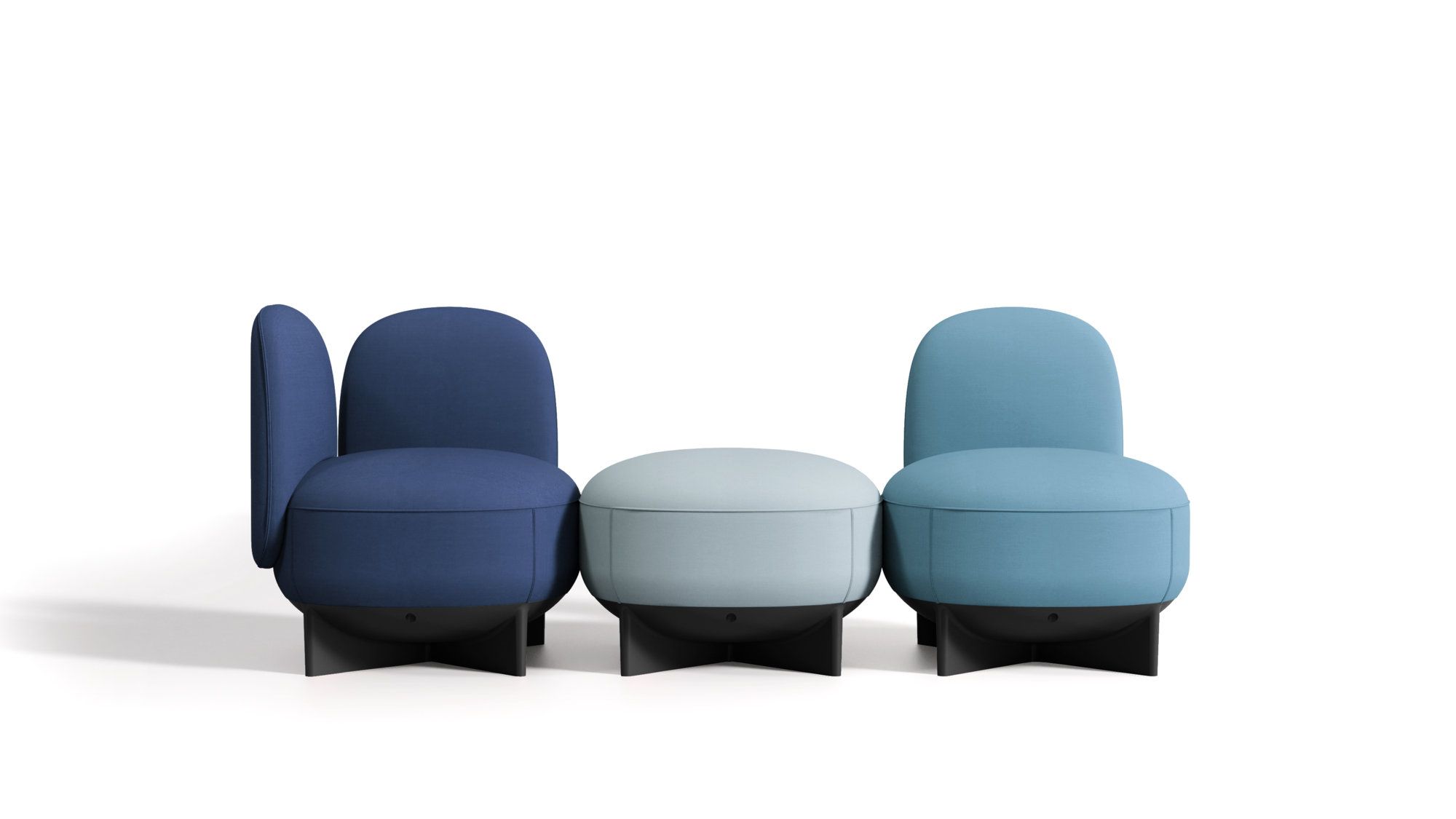 Секционный стул из ткани GABER To-Go ARCH-00090580 - Вид №7