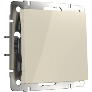 WERKEL Выключатель одноклавишный встраиваемый слоновая кость 85539940