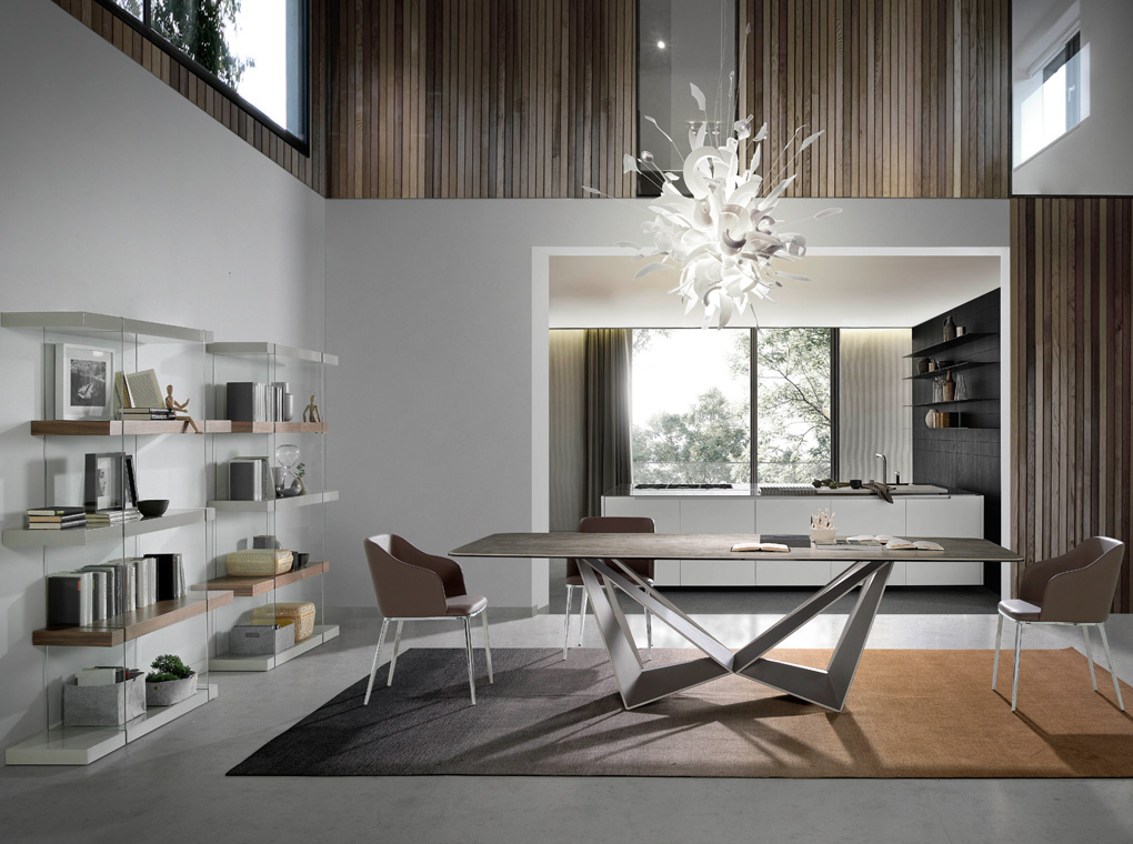 073267 Стол обеденный прямоугольный -RE-CONCRETE Angel Cerda CT2061  - Вид №2