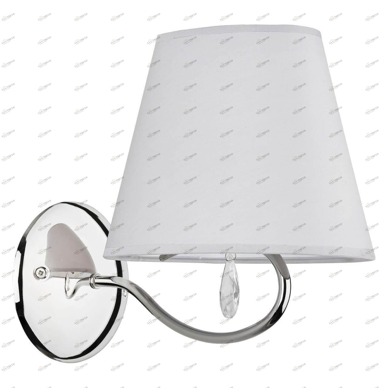 Бра с абажуром серое Siena 20430 ALFA SIENA 00-3949072 Серебро;серый