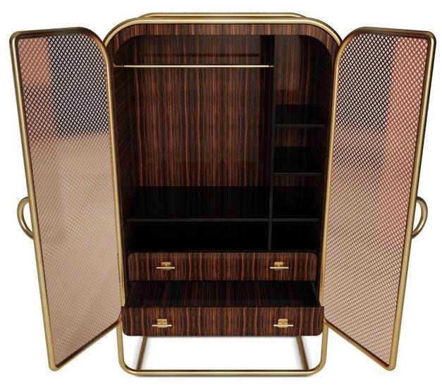 Porustudio Шкаф черного дерева с комодом sun-id-1476580 - Вид №2