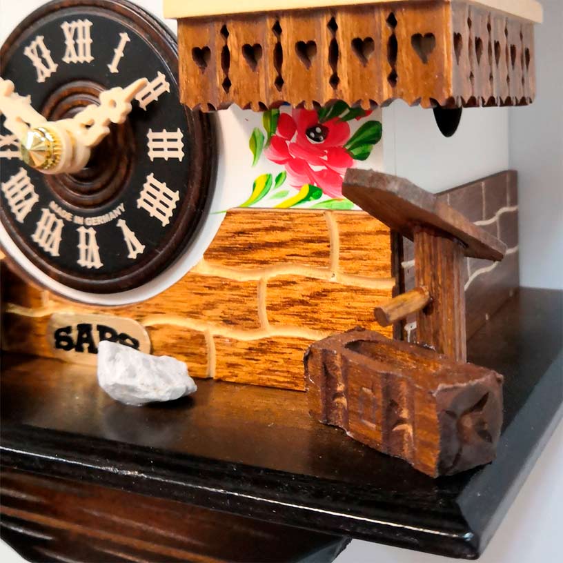 Часы настенные коричневые с кукушкой Sars 8 SARS ДИЗАЙНЕРСКИЕ 00-3967473 Коричневый  - Вид №6