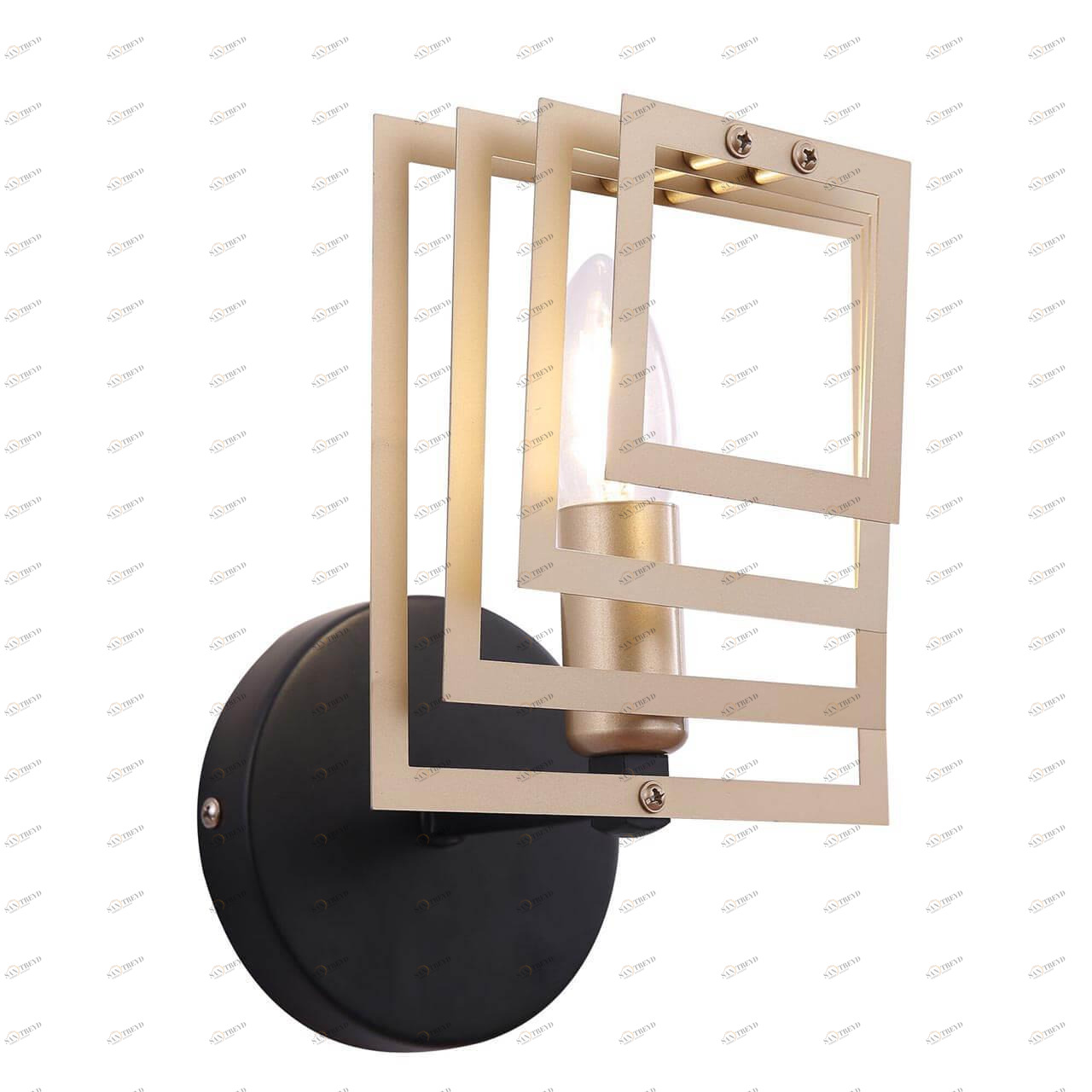 Бра с металлическим плафоном шампань Fabiana FR5005WL-01B FREYA FABIANA 00-3930151 Желтый;черный