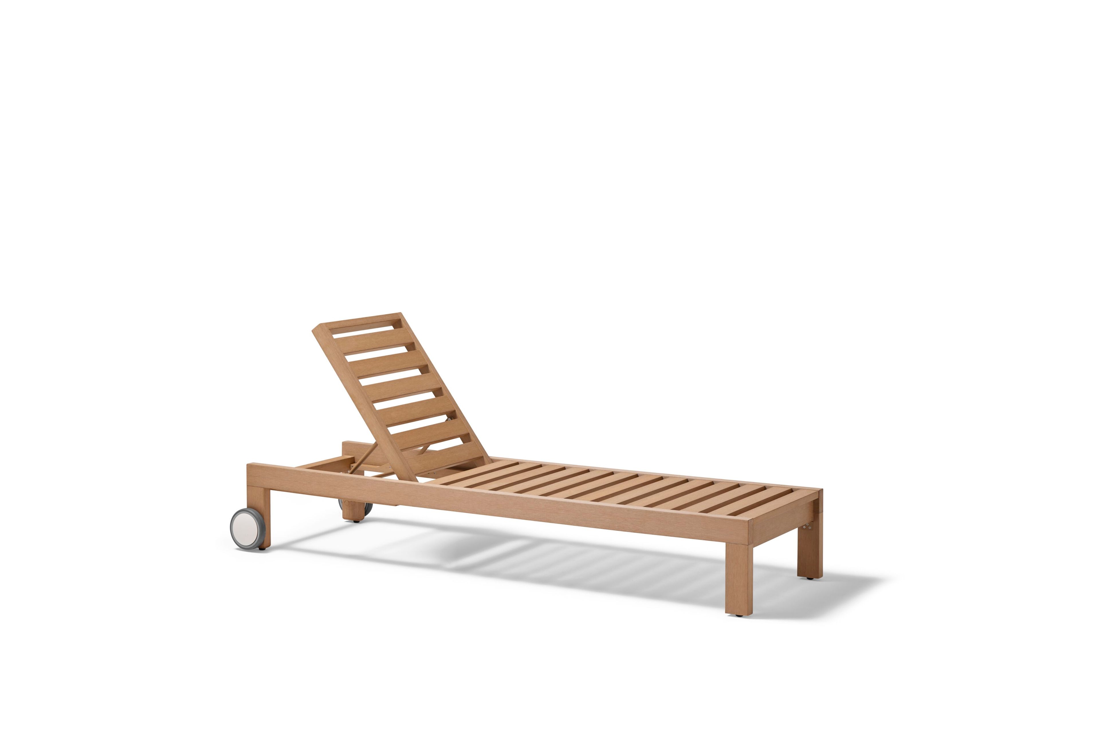 Ткань и TechTeak Recliner Садовая кровать с колесами POINT Kahn ARCH-00057871 - Вид №1