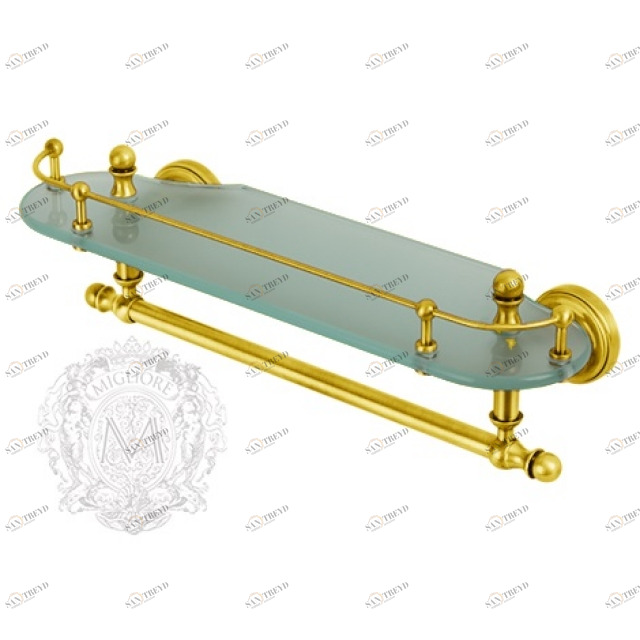 Полка MIGLIORE Mirella ML.MRL-M040.DO, золото 