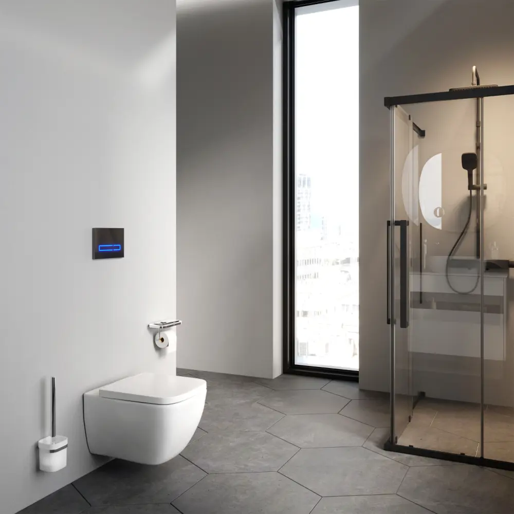 Подвесной унитаз AM.PM Gem с технологией FlashClean и микролифтом 89413039 STLM-1565087 - Вид №3