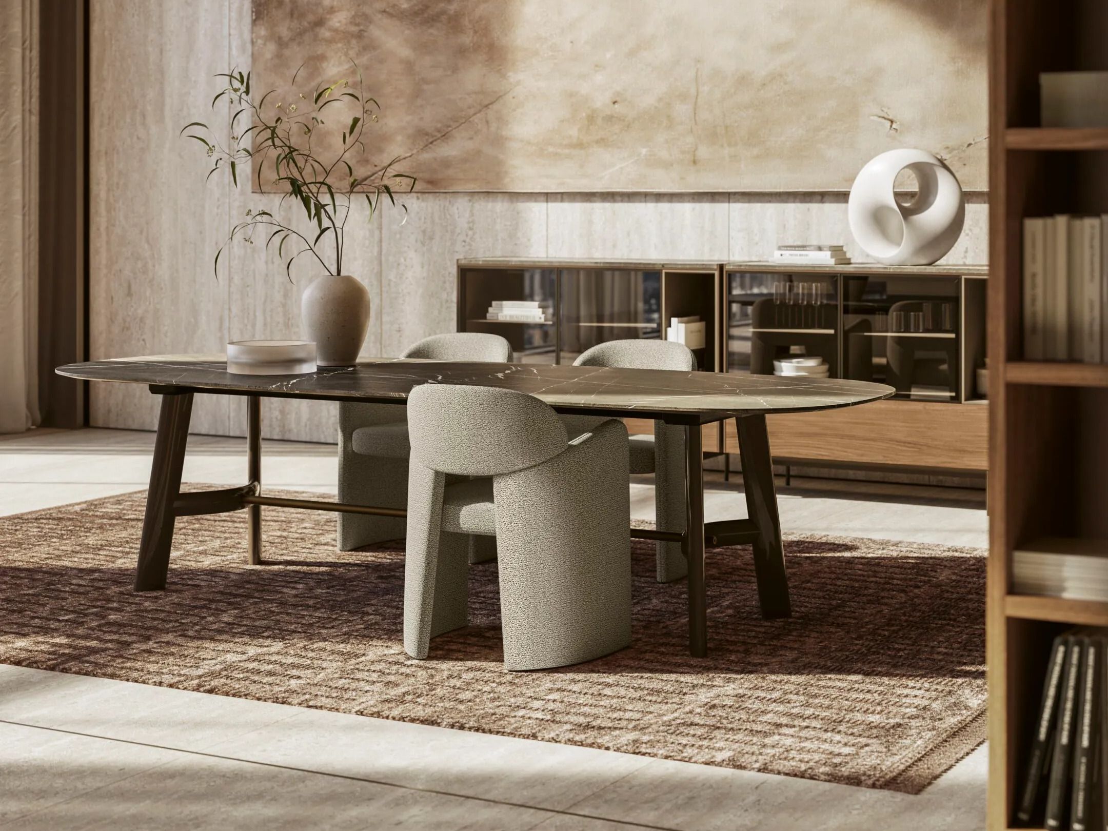 Обеденный стол с ножками мольберта Lema AUGUST ARCH-00044048