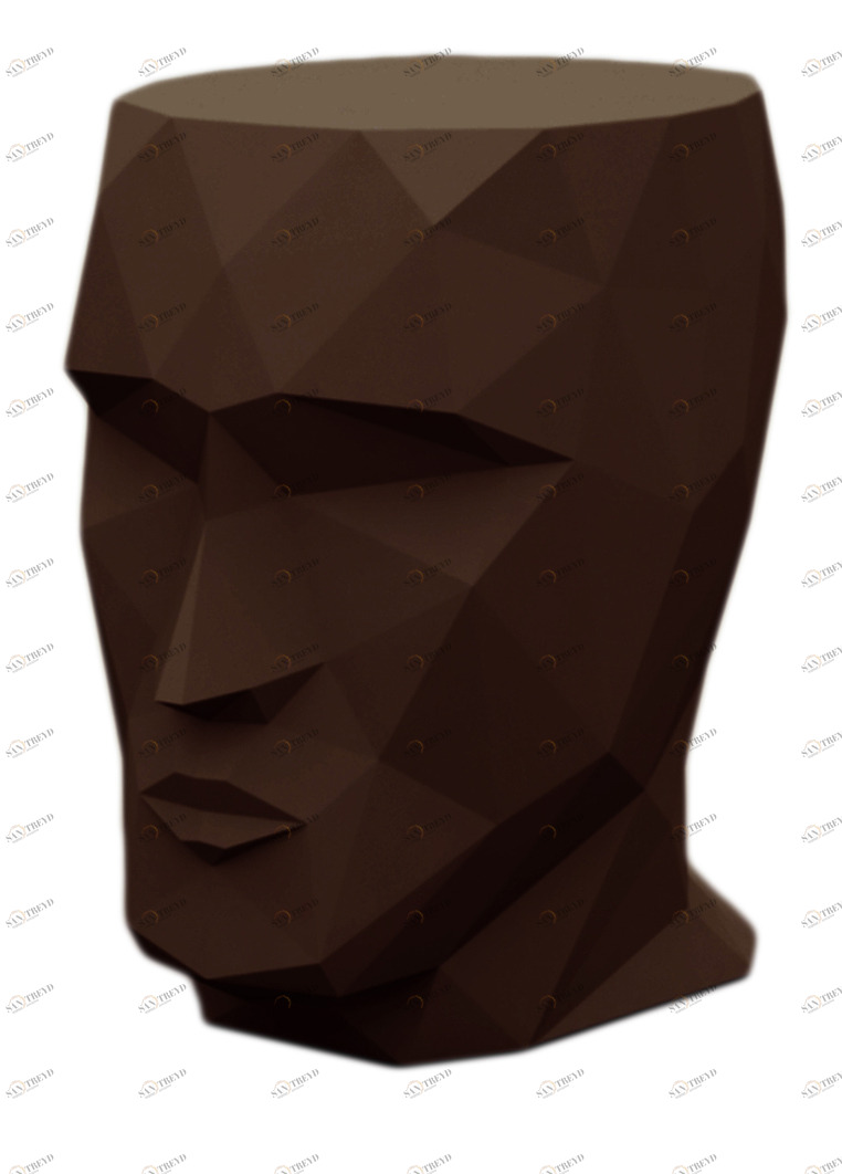 Приставной столик дизайнерский матовый бронзовый Adan от Vondom VONDOM ADAN ОТ VONDOM 288865 Черный 