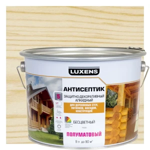 LUXENS Алкидный антисептик для защиты дерева снаружи 9 л 89345687