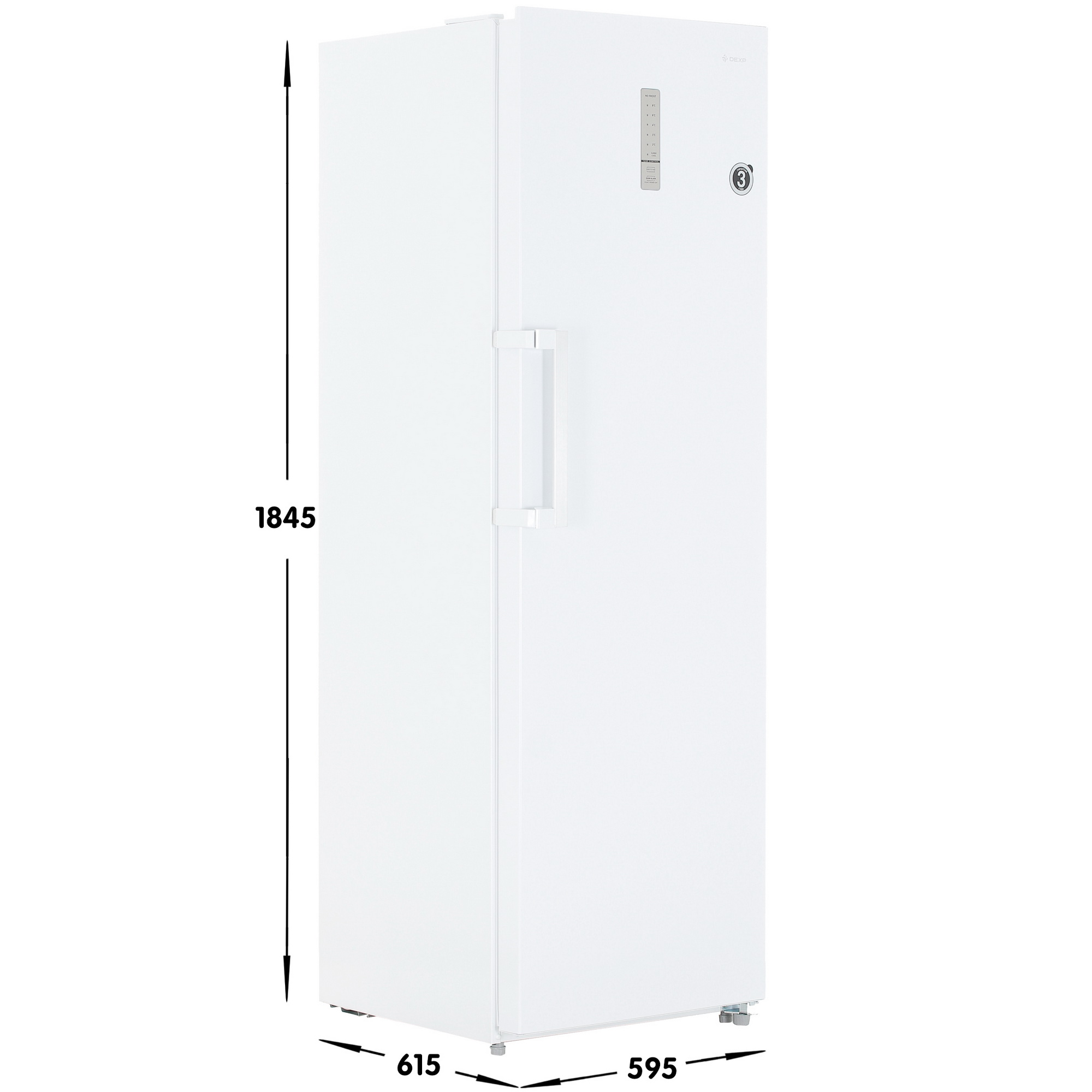 5408307 Холодильник без морозильника   DEXP S4-37AMA белый STDN-0066408 - Вид №6