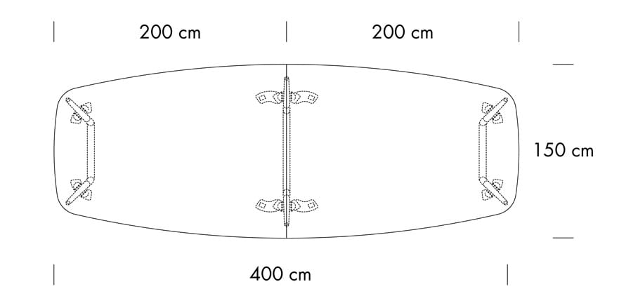 Модульный стол для совещаний из алюминия и дерева THONET 1750 ARCH-00108791 - Вид №9