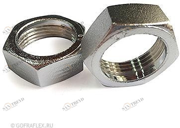 Накидная гайка латунная 1 1/4 дюйма Flexible hose Россия g1-1/4