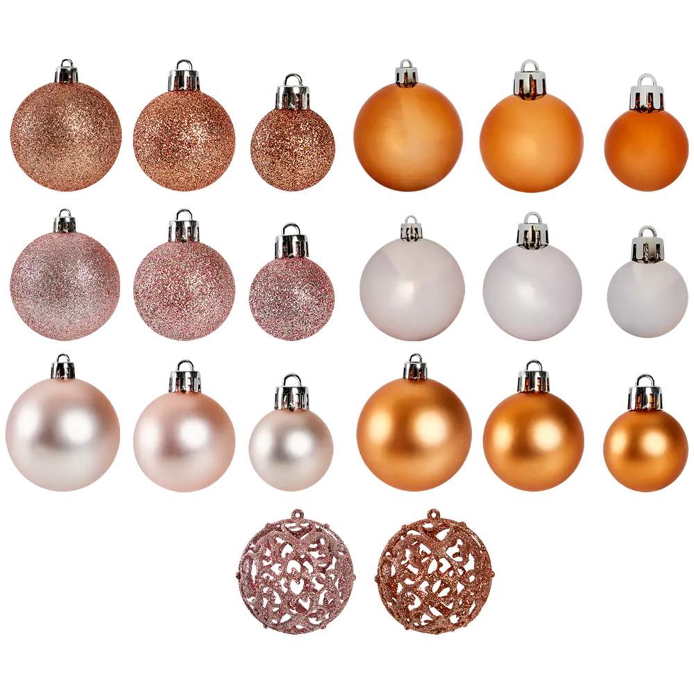 87036417 Набор новогодних шаров Christmas ø6 см цвет розовый 100 шт. STLM-1415457 Santreyd  - Вид №3