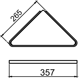 Угловая полка Novaservis Metalia 4 6435.0 хром 64350 - Вид №1