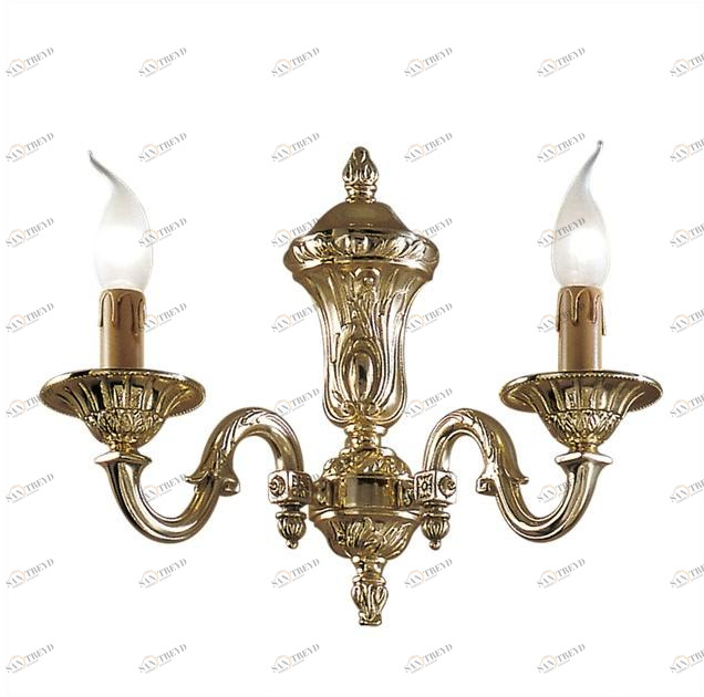 Possoni Illuminazione Настенный светильник из полированной латуни Richard 519/a2