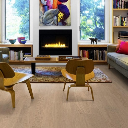 Паркетная доска Kahrs Дуб Прилив Линнея Полуматовая Брашированная 2600200571 - Вид №10