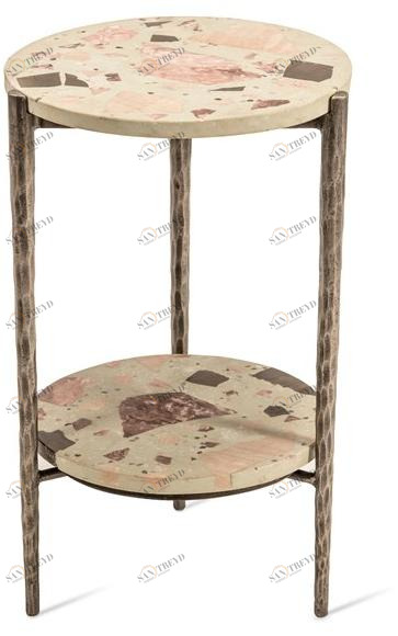 Pols Potten Круглый журнальный столик из натурального камня  300-070-040 