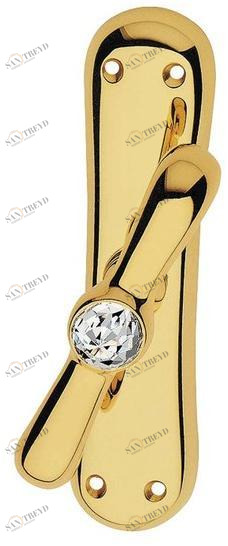 LINEA CALI' Болт Cremone из хромированной латуни с кристаллами Swarovski® на пластине Idea sun-id-1482468