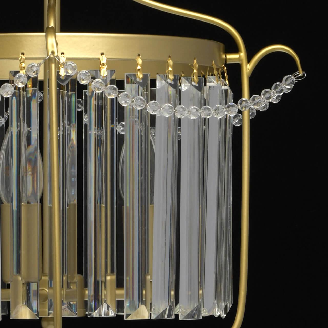 Подвесная люстра MW-Light Адель 10 373014403 MW-LIGHT ДИЗАЙНЕРСКИЕ, АДЕЛЬ 10 182179 Золотой  - Вид №2