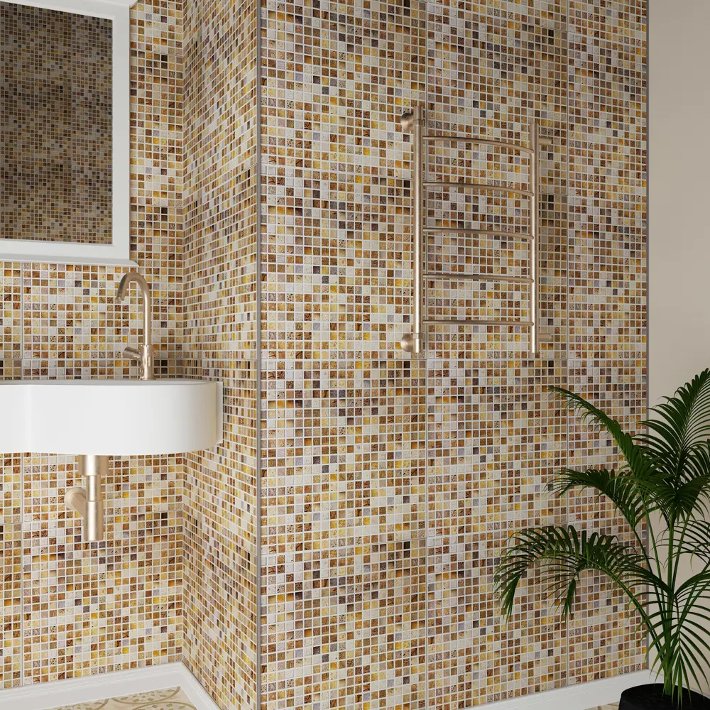 Листовая панель ПВХ Сахара медовый 480x480x3 мм 0.23 м² 85237334 STLM-2110871 GRACE  - Вид №1