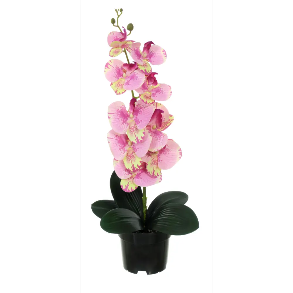 89356245 Искусственное растение в горшке орхидея h50 см цвет розовый STLM-0953816 Santreyd  - Вид №2