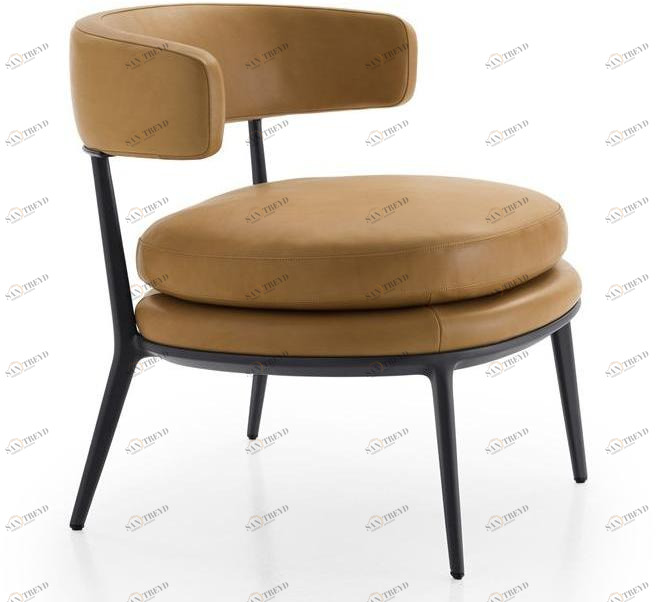 Maxalto Кожаное кресло с подлокотниками Caratos sun-id-1355808