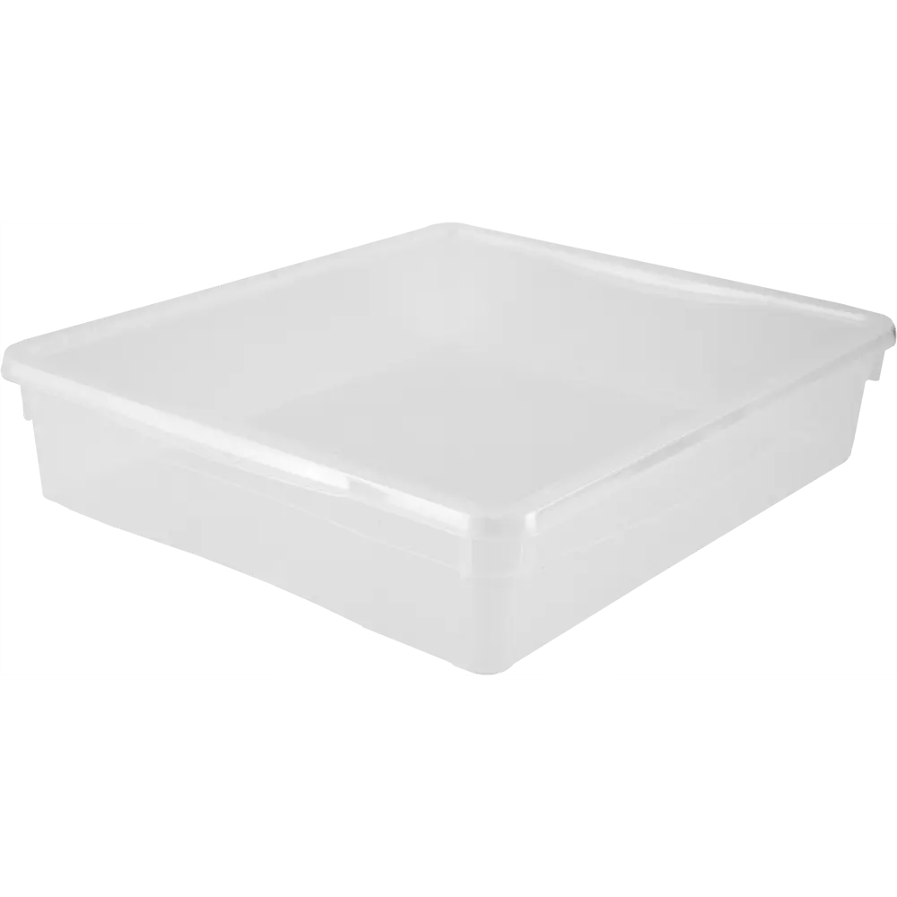 Santreyd Кристалл - прозрачный пластиковый ящик с крышкой 9 л 11902616 Clear STLM-0001603 - Вид №4