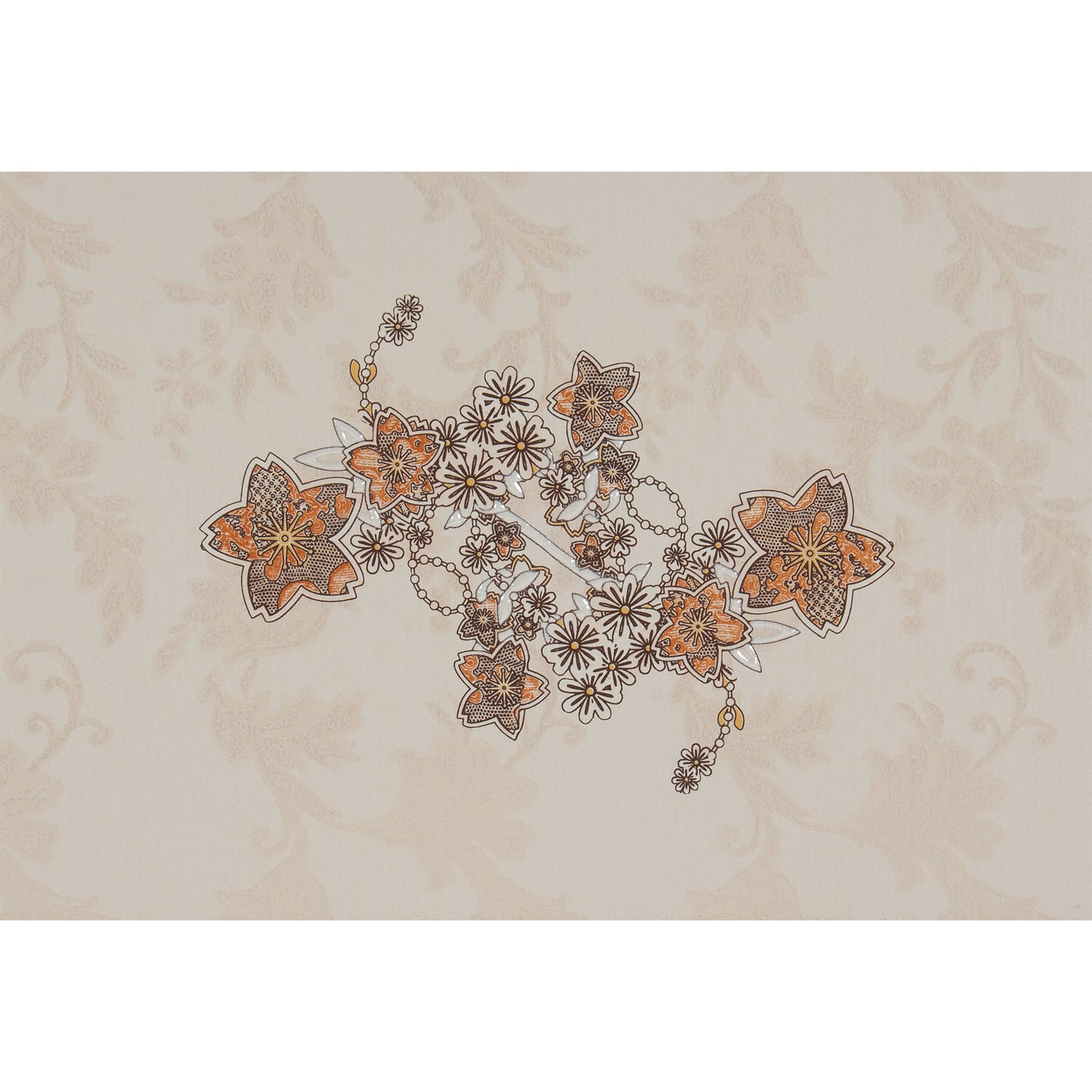 18129460 Декор « 3» 40x27.5 см Шелк Santreyd 