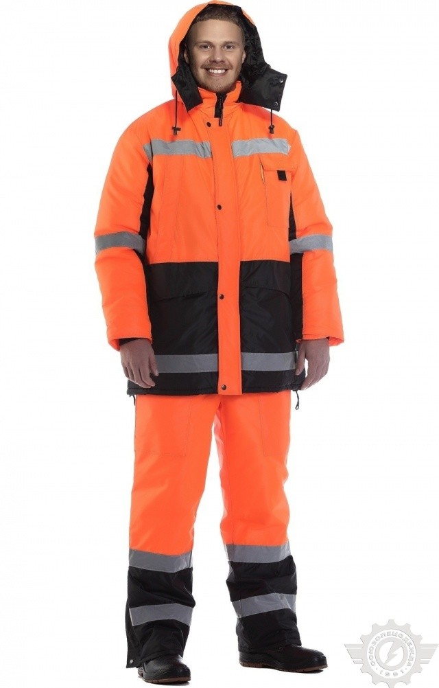 65946 Костюм "Магистраль" зимний с СВП  Зимняя спецодежда  размер 44-46/170-176  - Вид №13