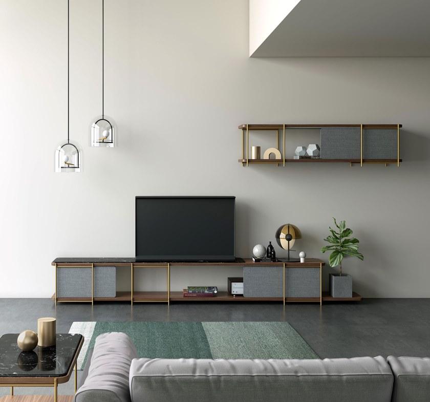 Momocca Низкая модульная тумба под телевизор Julia Jm08 - Вид №2